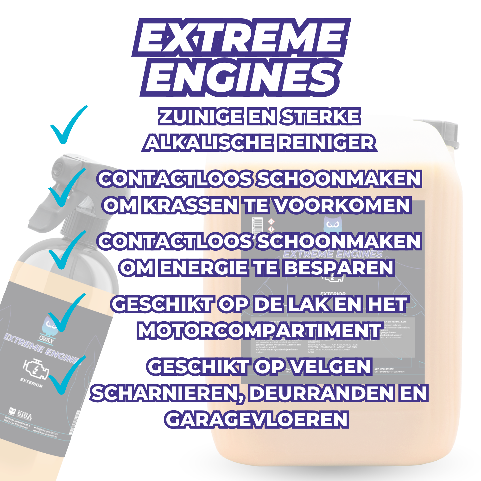 Owly Extreme Engines | 1L - Kira Cleaning Products